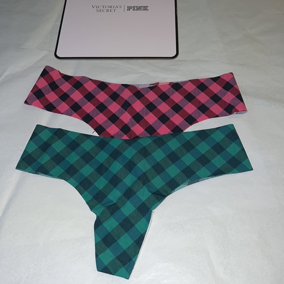 (S) 2pcs Victoria's Secret THONG No Show Panties - Picture 3 of 7